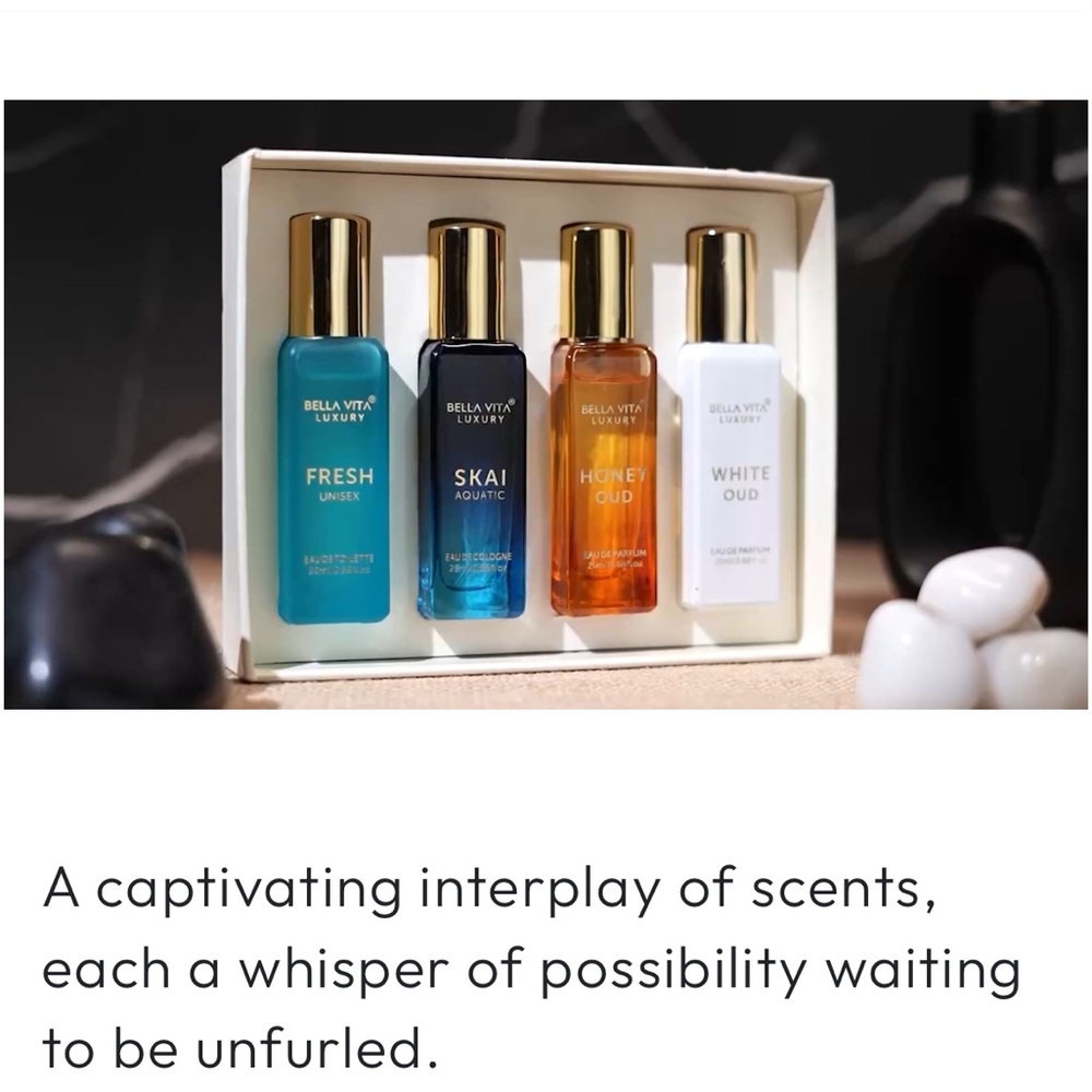 NIB BELLAVITA Luxury perfume set